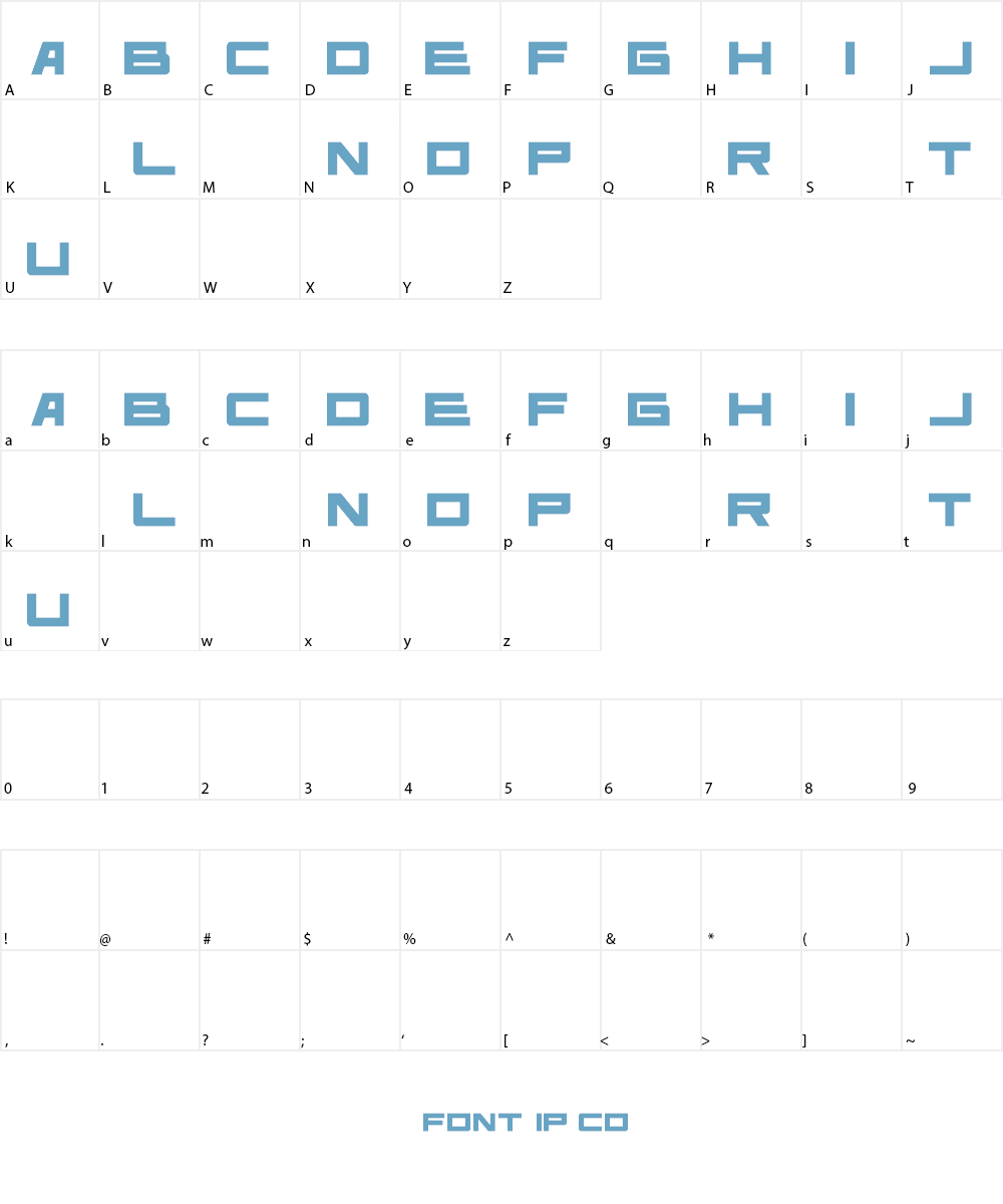 Age of Ultron Font Character